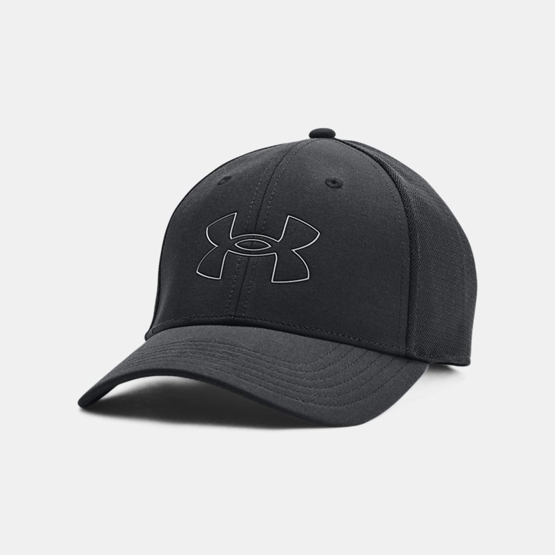 Men's Under Armour Iso-Chill Driver Mesh Adjustable Cap Black / Pitch Gray One Size